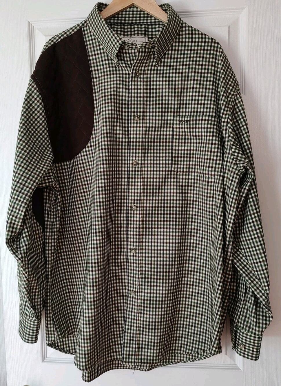 Men's Gokey High Prairie Hunter Brushed Twill Button Up W/Shooting Patch - 2XL